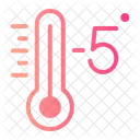 Minus Five Celsius Icon