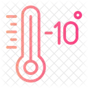 Minus Ten Celsius Icon