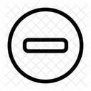 Minus Remove Delete Icon