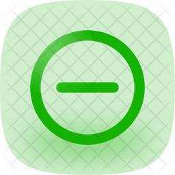 Minus  Icon