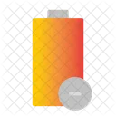 Minus Batterie Minus Batterieenergie Minus Energie Symbol