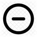 Minus Circle Contained Minus Remove Icon