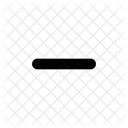 Minus Remove Delete Icon