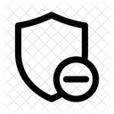 Minus Shield  Icon