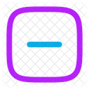 마이너스 부호 제곱 아이콘
