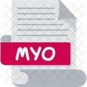 Myo Archivo Myo Formato Myo Icono