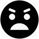 Mirada Mirada Fija Enojado Icono