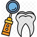 Mirror Dental Tool Examination Icon