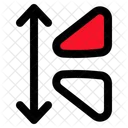 Mirror Vertically Vertical Flip Icon