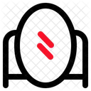 Mirror Interior Decoration Stand Icon