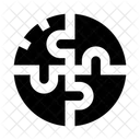 Misc Puzzle Segments Icon