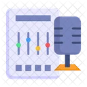 Mischer Equalizer Regler Symbol