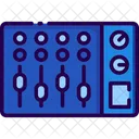 Mischpult Equalizer Einstellung Symbol