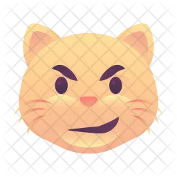Mischief cat Emoji Icon