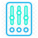 Equalizer Mischpult Einstellungen Symbol