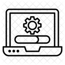 Reglage Du Systeme Reparation Dordinateur Portable Configuration Du Systeme Icône