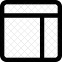 Interface Disposition En Tete De Colonne Dispositions En Tete Barre Laterale Icon