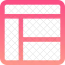 Interface Disposition En Tete De Colonne Dispositions En Tete Barre Laterale Icon