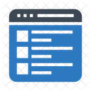 Navigateur Fenetre En Ligne Icône