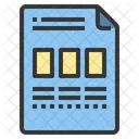 Mise en page  Icône