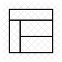 Disposition, Page, Partition, Division, Quatre, 4  Icône