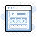 Contenu Web Mise En Page Web Conception De Sites Web Icône