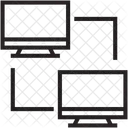 Reseau Client Serveur Icône