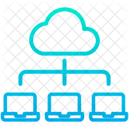 Mise en réseau cloud  Icône