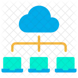 Mise en réseau cloud  Icône