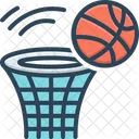 Missed Misplaced Basketball Icon