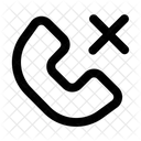 Missed Call Phone Communication Icon