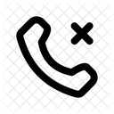 Phone Reject Communication Icon