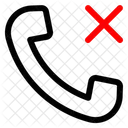 Missed Call Phone Communication Icon