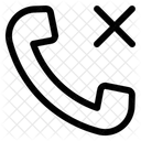 Missed Call Phone Communication Icon