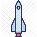 Exploration Missile Rocket Icon