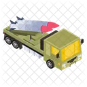 Army Truck Military Truck Missile Carrier Icon