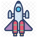 Missile Launch War Weapon Space War Icon