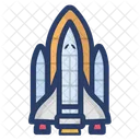 Missile Launch War Weapon Space War Icon