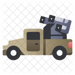 Missile Launcher Car  Icon