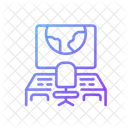 Mission Control Galaxy Space Ship Icon