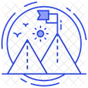 Ziele Erreichen Mission Erfullt Mission Erfullt Symbol