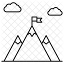 Mission Erfullen Sieg Ziele Erreichen Symbol