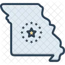 Missouri Karte Missouri Staat Symbol