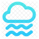 Mist Cloudy Cloud Icon