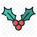Mistel Weihnachten Stechpalme Symbol