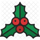 Mistel Stechpalme Beere Symbol