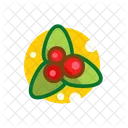 Mistletoe Cherry Leaf Icon