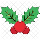 Mistletoe Leaves Mistletoe Christmas Icon