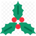 Christmas Leave Decoration Icon