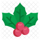 Mistletoe Christmas Holiday Icon